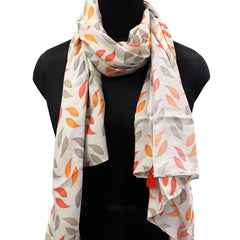 Pretty Multicolor Printed Muslin Lightweight Scarves/Stoles for Women SC39