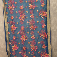 Desi Butik 's Floral Embroidered Dupatta