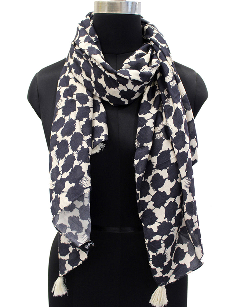 Alluring Multicolor Printed Muslin Daily Wear Scarves/Stoles for Women SC41