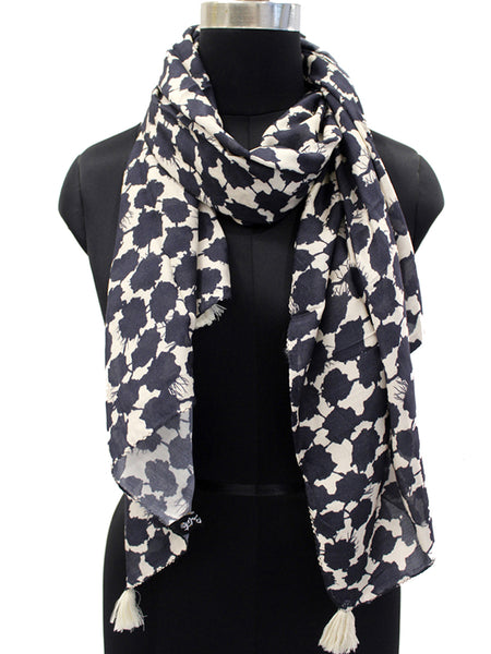 Alluring Multicolor Printed Muslin Daily Wear Scarves/Stoles for Women SC41