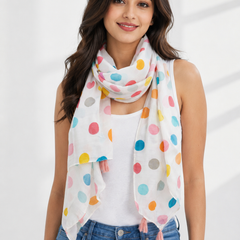 Appealing Multicolor Printed Muslin Everyday Stylish Scarves/Stoles for Women SC43