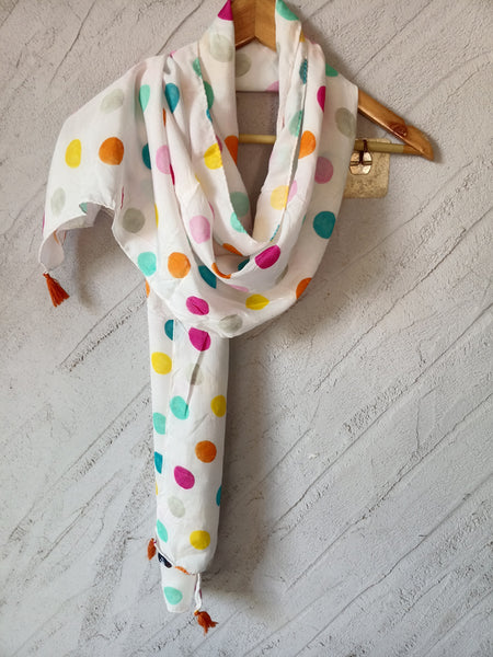 Appealing Multicolor Printed Muslin Everyday Stylish Scarves/Stoles for Women SC43