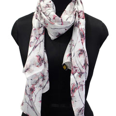 Dazzling Multicolor Printed Muslin Regular Wear Scarves/Stoles for Women SC45
