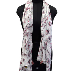 Dazzling Multicolor Printed Muslin Regular Wear Scarves/Stoles for Women SC45