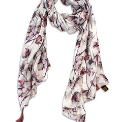 Dazzling Multicolor Printed Muslin Regular Wear Scarves/Stoles for Women SC45