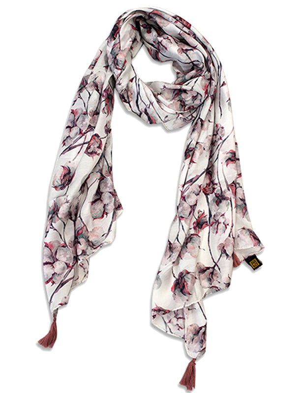 Dazzling Multicolor Printed Muslin Regular Wear Scarves/Stoles for Women SC45