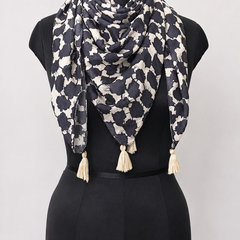 Appealing Multicolor Printed Muslin Casual Scarves/Stoles for Women SC48