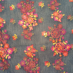 Desi Butik 's Floral Embroidered Dupatta