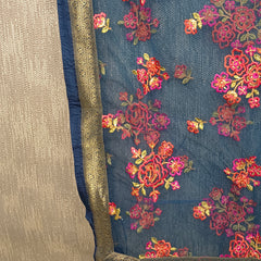 Desi Butik 's Floral Embroidered Dupatta