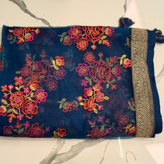 Desi Butik 's Floral Embroidered Dupatta DB2250