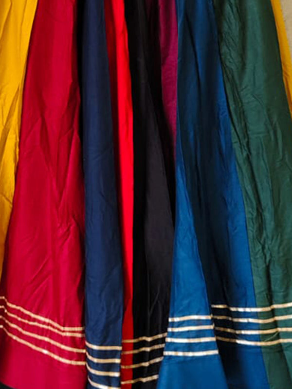Cotton Silk Stitched Only Lehenga