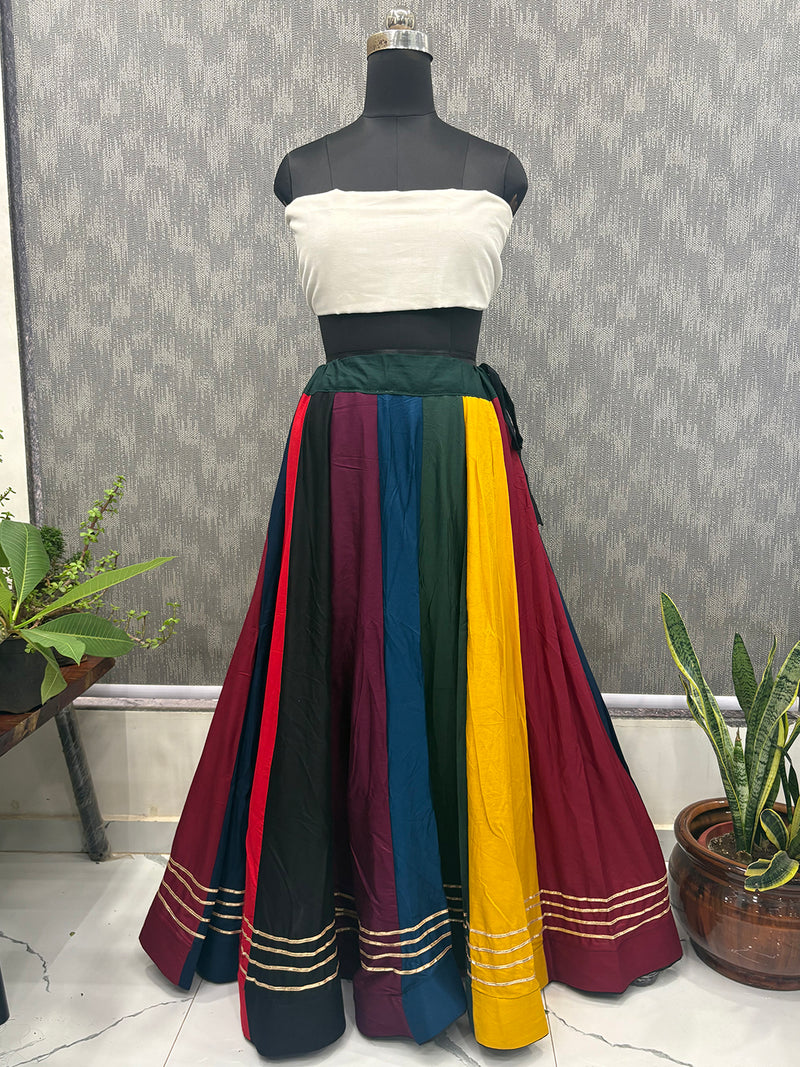 Cotton Silk Stitched Only Lehenga
