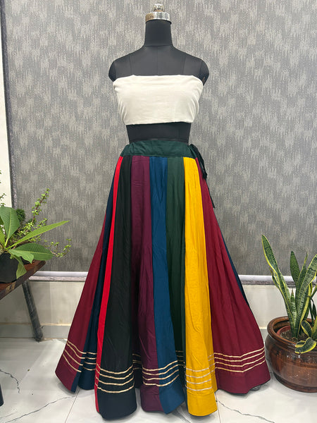 Cotton Silk Stitched Only Lehenga