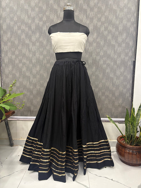 Cotton Silk Stitched Only Lehenga