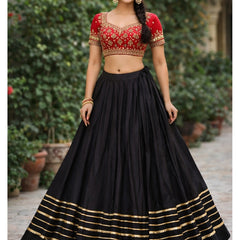 Cotton Silk Stitched Only Lehenga