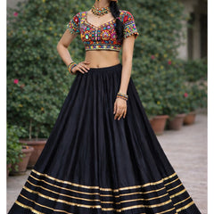 Cotton Silk Stitched Only Lehenga