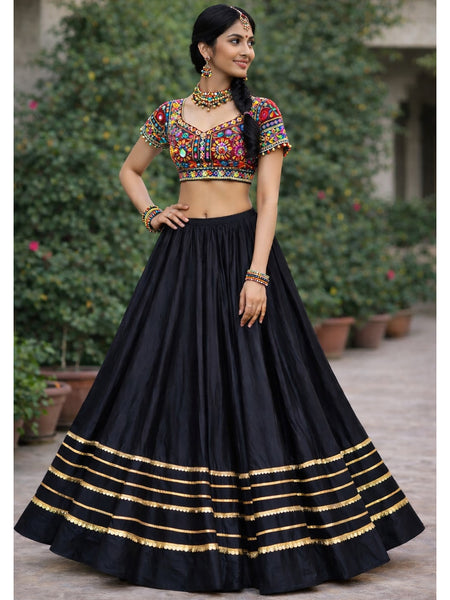 Cotton Silk Stitched Only Lehenga