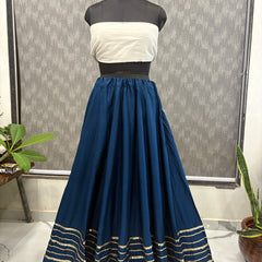 Cotton Silk Stitched Only Lehenga