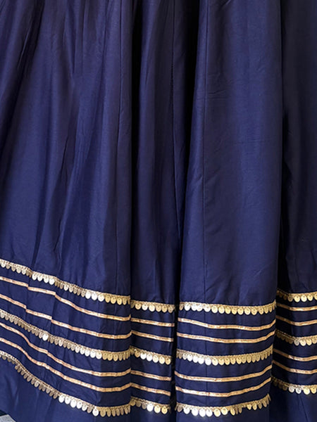 Cotton Silk Stitched Only Lehenga