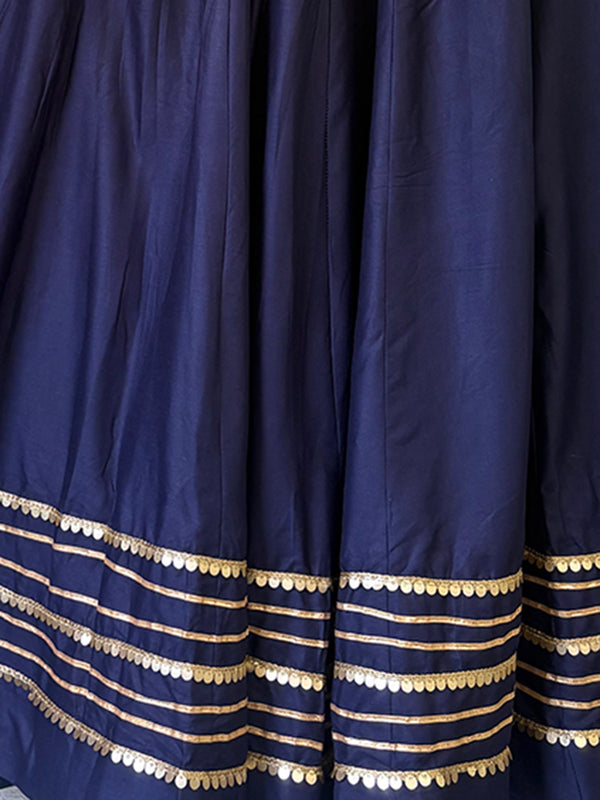 Cotton Silk Stitched Only Lehenga