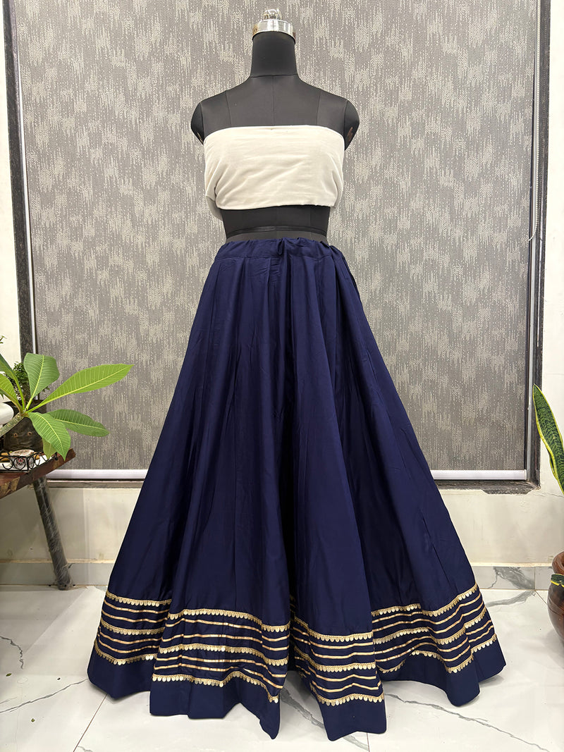 Cotton Silk Stitched Only Lehenga