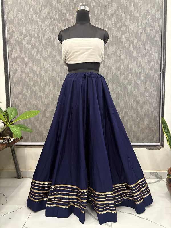 Cotton Silk Stitched Only Lehenga