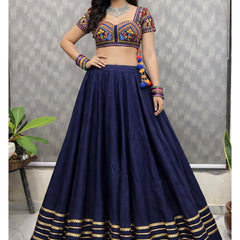 Cotton Silk Stitched Only Lehenga