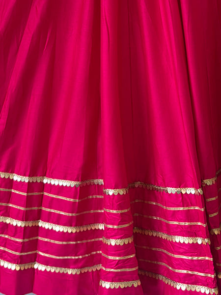 Cotton Silk Stitched Only Lehenga