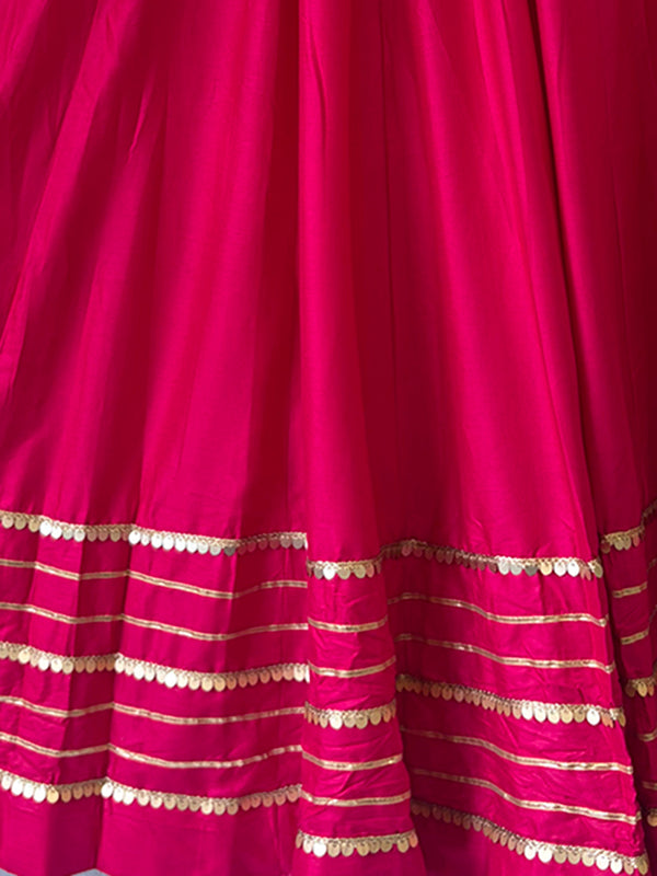 Cotton Silk Stitched Only Lehenga