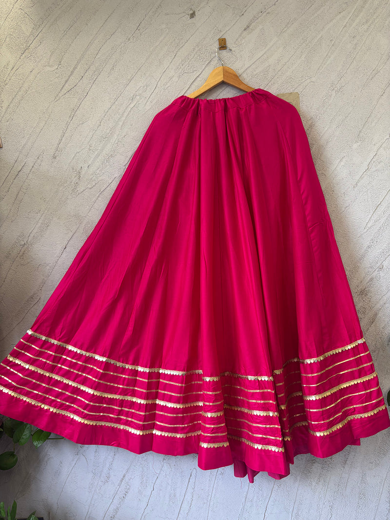Cotton Silk Stitched Only Lehenga