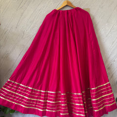 Cotton Silk Stitched Only Lehenga