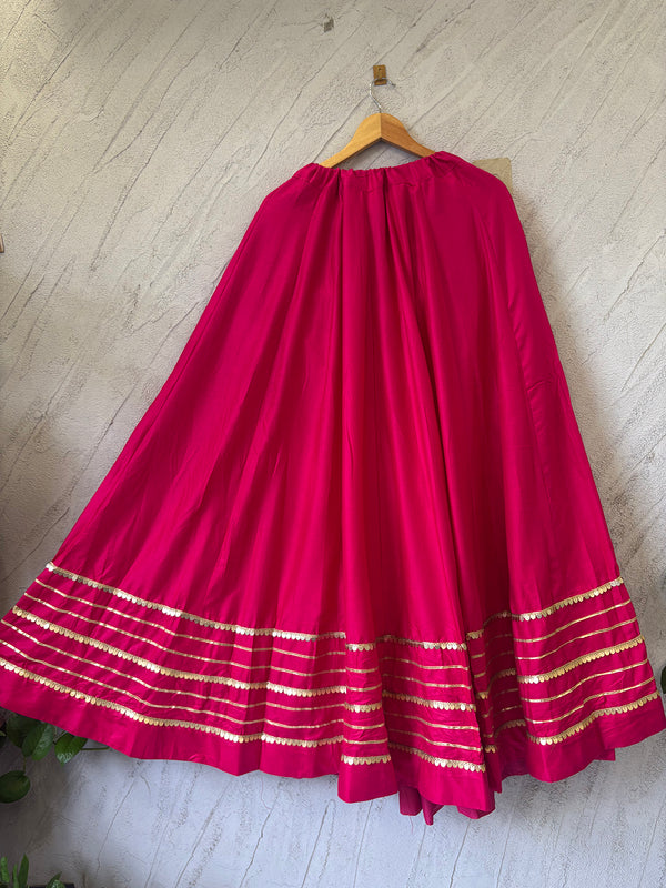 Cotton Silk Stitched Only Lehenga