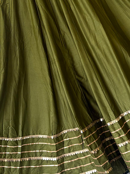 Cotton Silk Stitched Only Lehenga