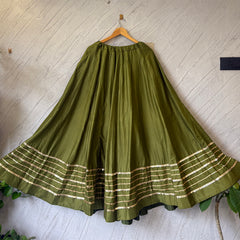 Cotton Silk Stitched Only Lehenga