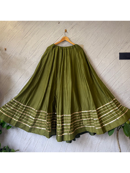 Cotton Silk Stitched Only Lehenga