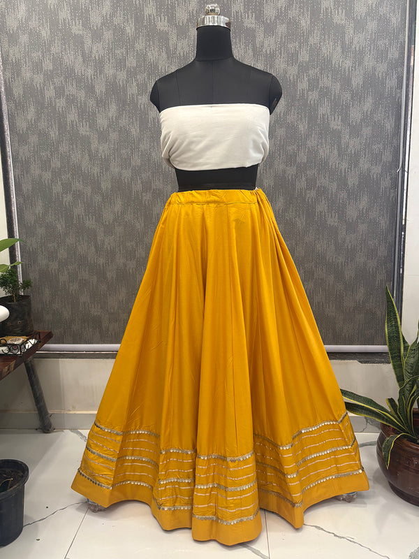 Cotton Silk Stitched Only Lehenga