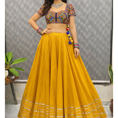 Cotton Silk Stitched Only Lehenga