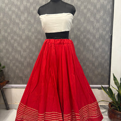 Cotton Silk Stitched Only Lehenga