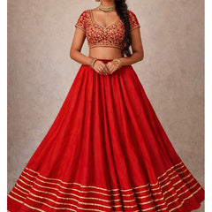 Cotton Silk Stitched Only Lehenga