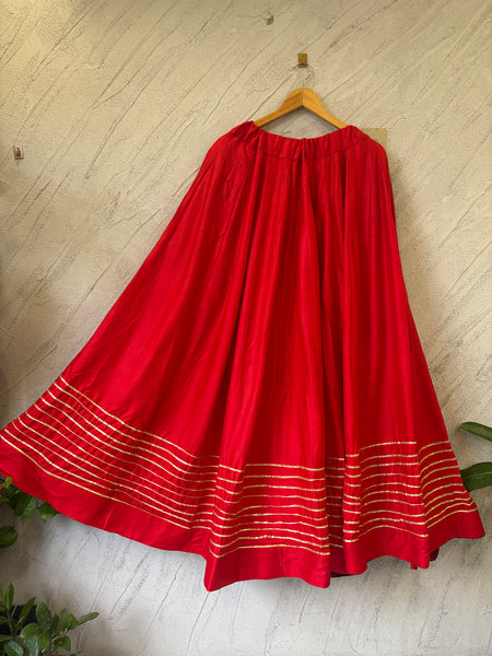 Cotton Silk Stitched Only Lehenga