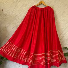 Cotton Silk Stitched Only Lehenga