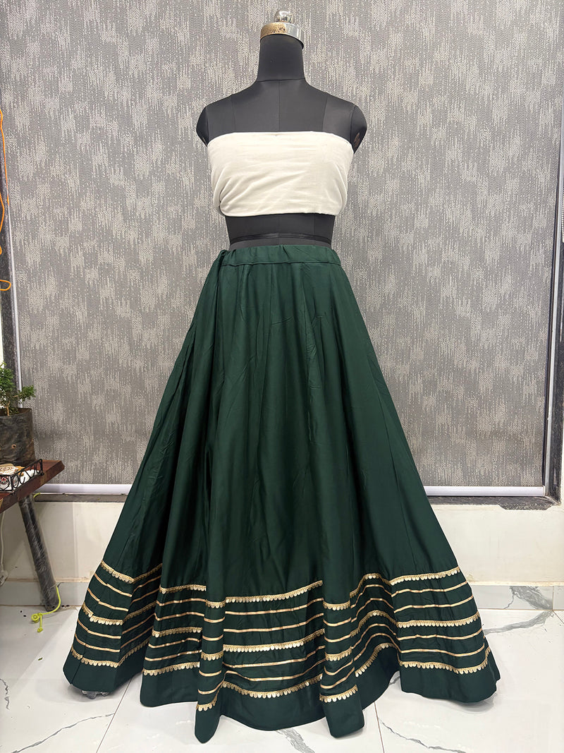 Cotton Silk Stitched Only Lehenga