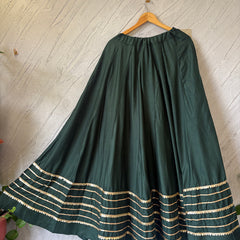 Cotton Silk Stitched Only Lehenga