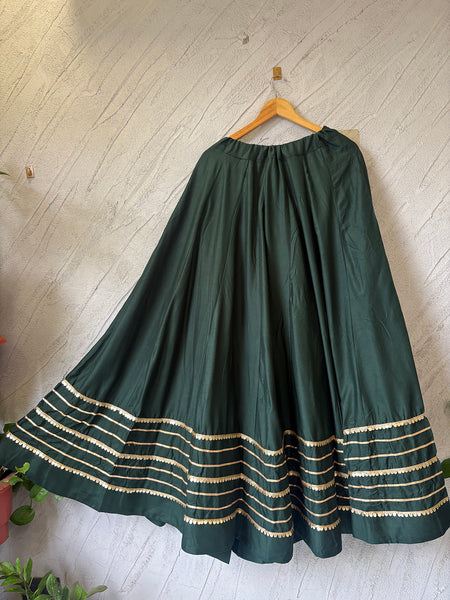 Cotton Silk Stitched Only Lehenga