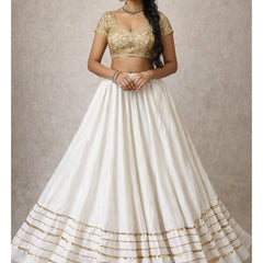 Cotton Silk Stitched Only Lehenga