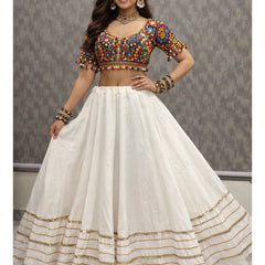 Cotton Silk Stitched Only Lehenga