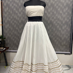 Cotton Silk Stitched Only Lehenga