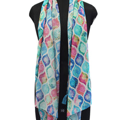 Classy Multicolor Printed Muslin Designer Scarves/Stoles for Women SC50