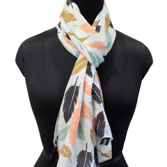 Dazzling Multicolor Printed Muslin Regular Wear Scarves/Stoles for Women SC51