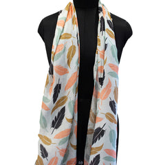 Dazzling Multicolor Printed Muslin Regular Wear Scarves/Stoles for Women SC51